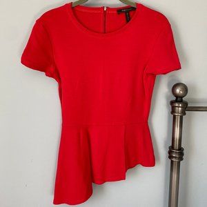 BCBG red blouse